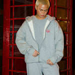 Julian is 5'4 wearing a medium