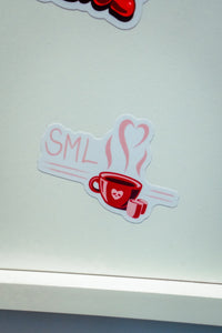 Coffee sticker