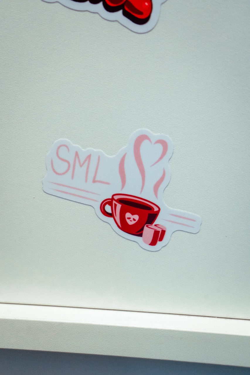 Coffee sticker