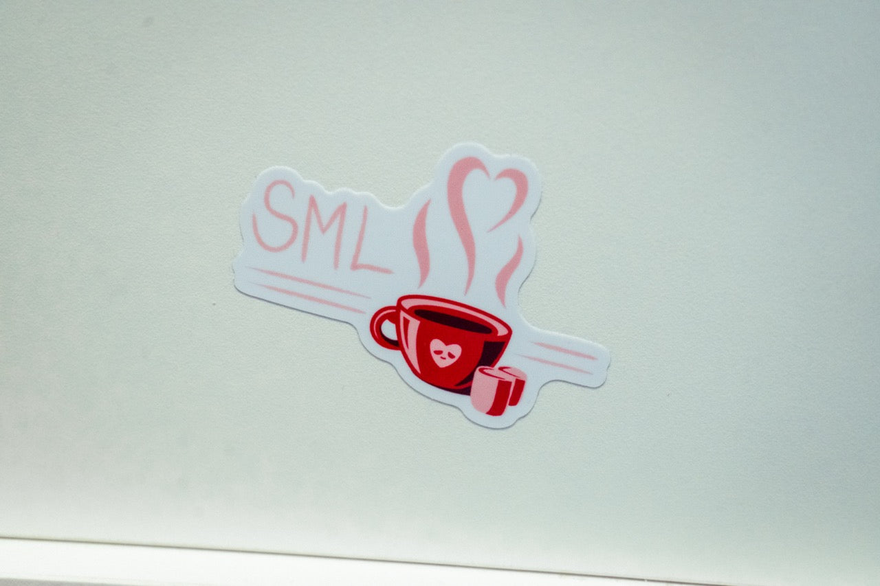 Coffee sticker