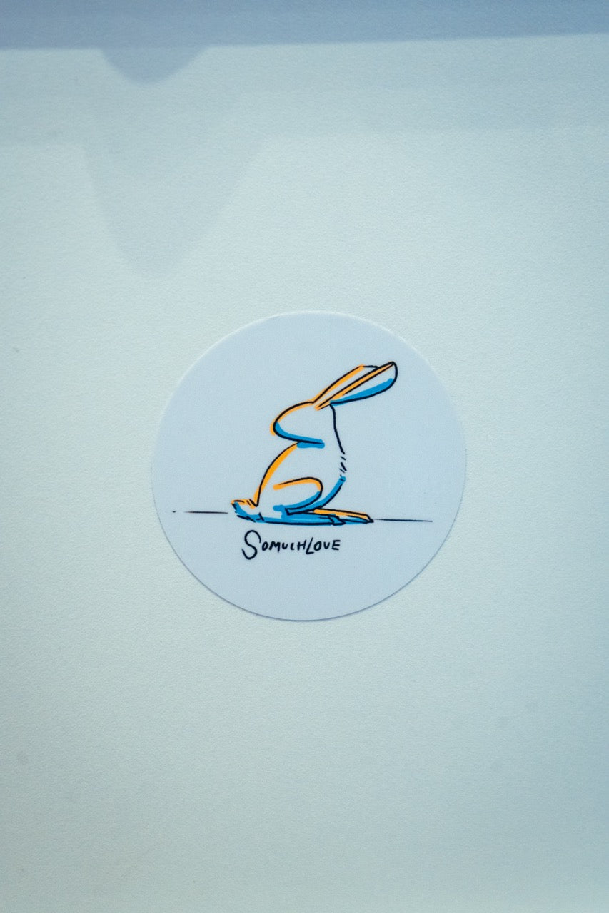 Bunny sticker
