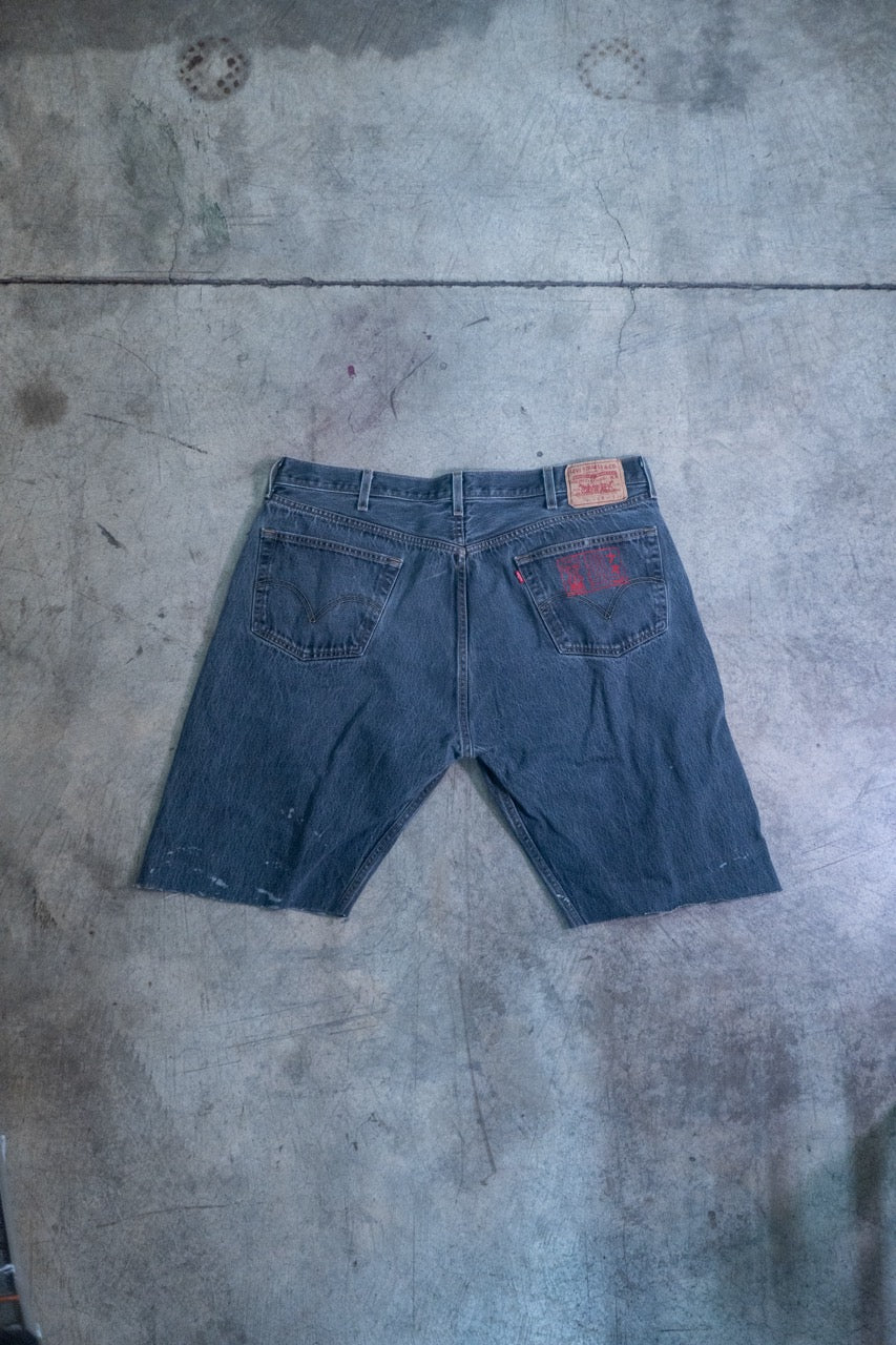 Levi's Black Jorts