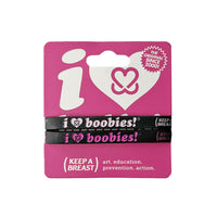 i love boobies! Mini Gothic Bracelet Pack