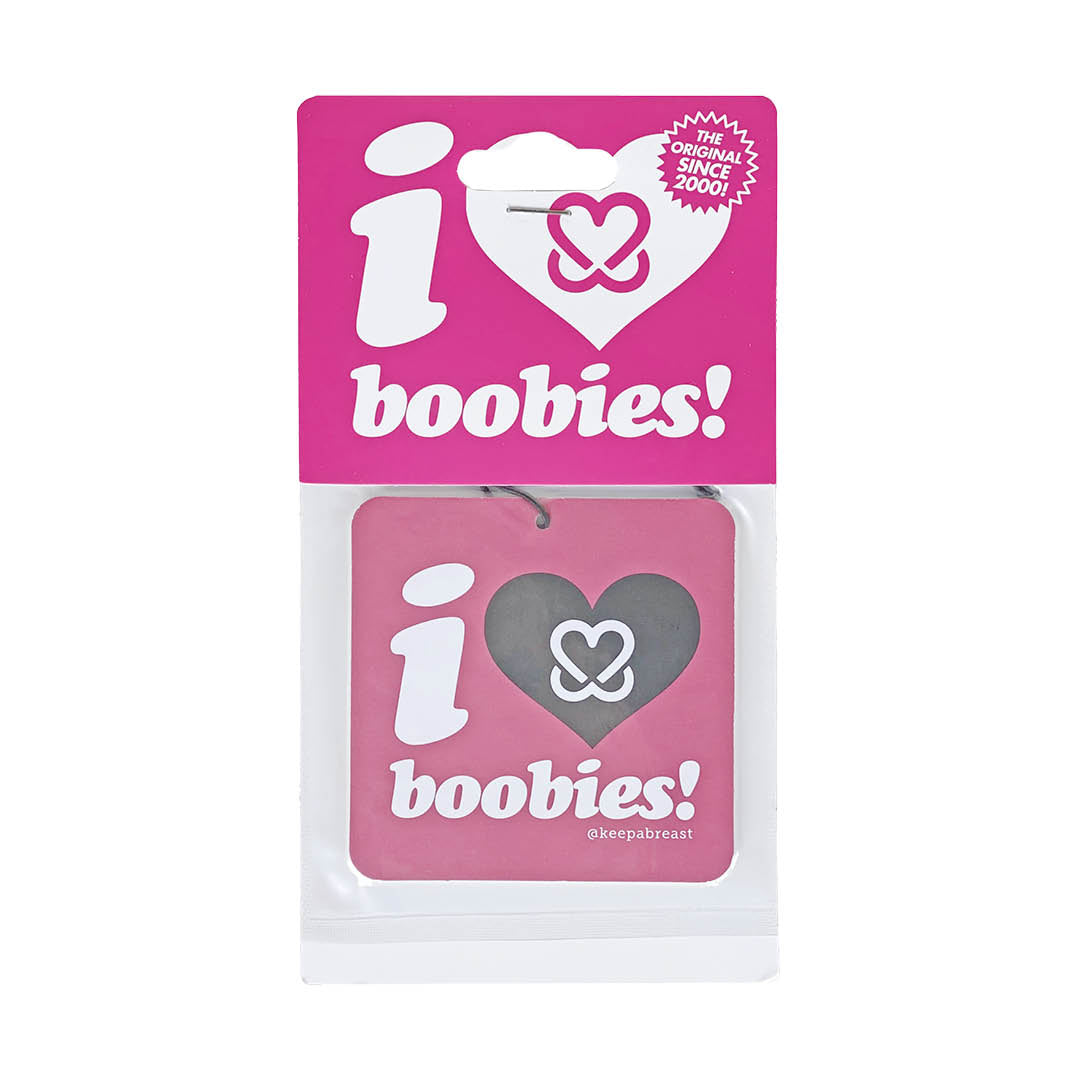 i love boobies! Air Freshener - Pink