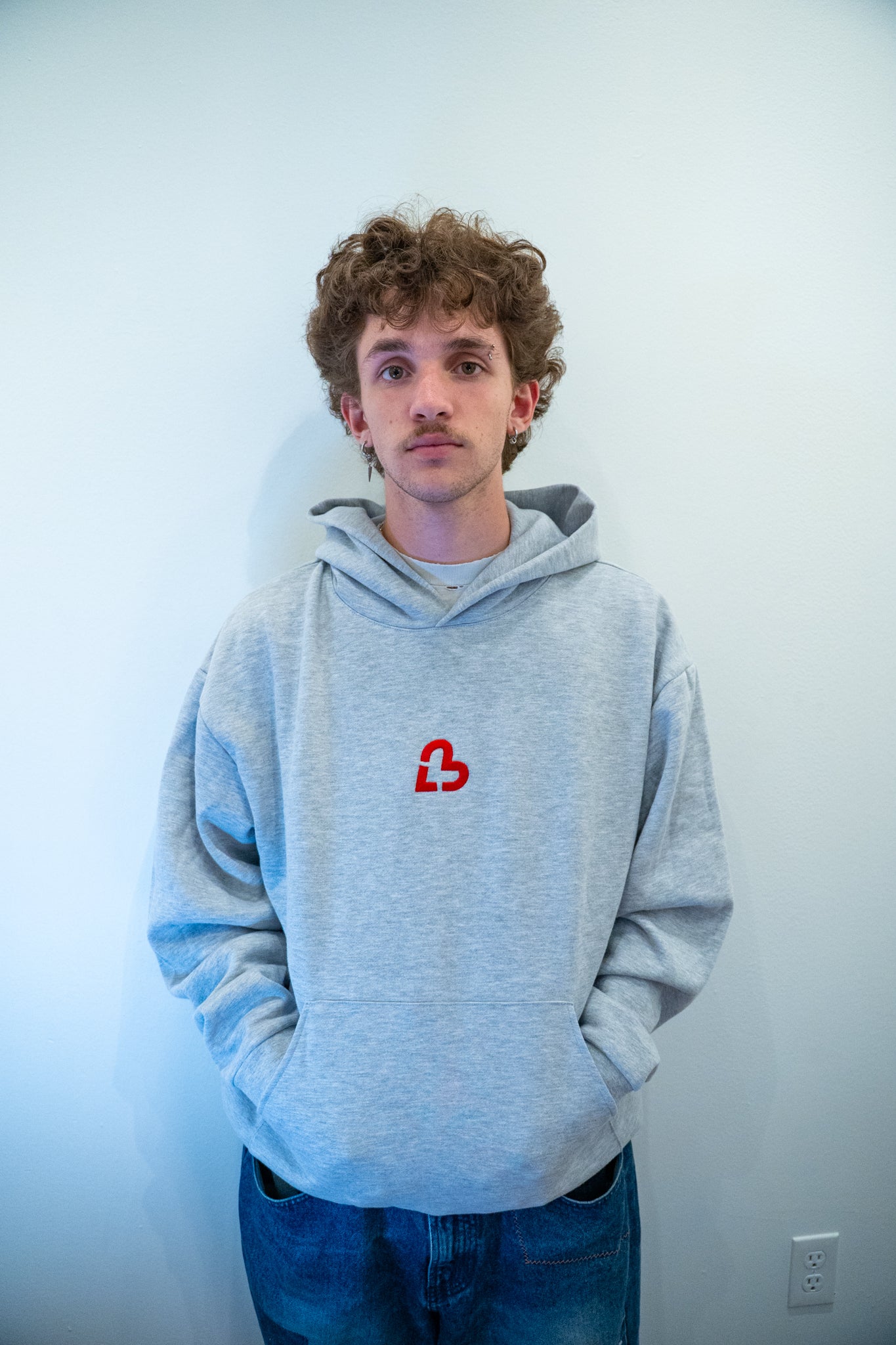 Grey Basic Hoodie