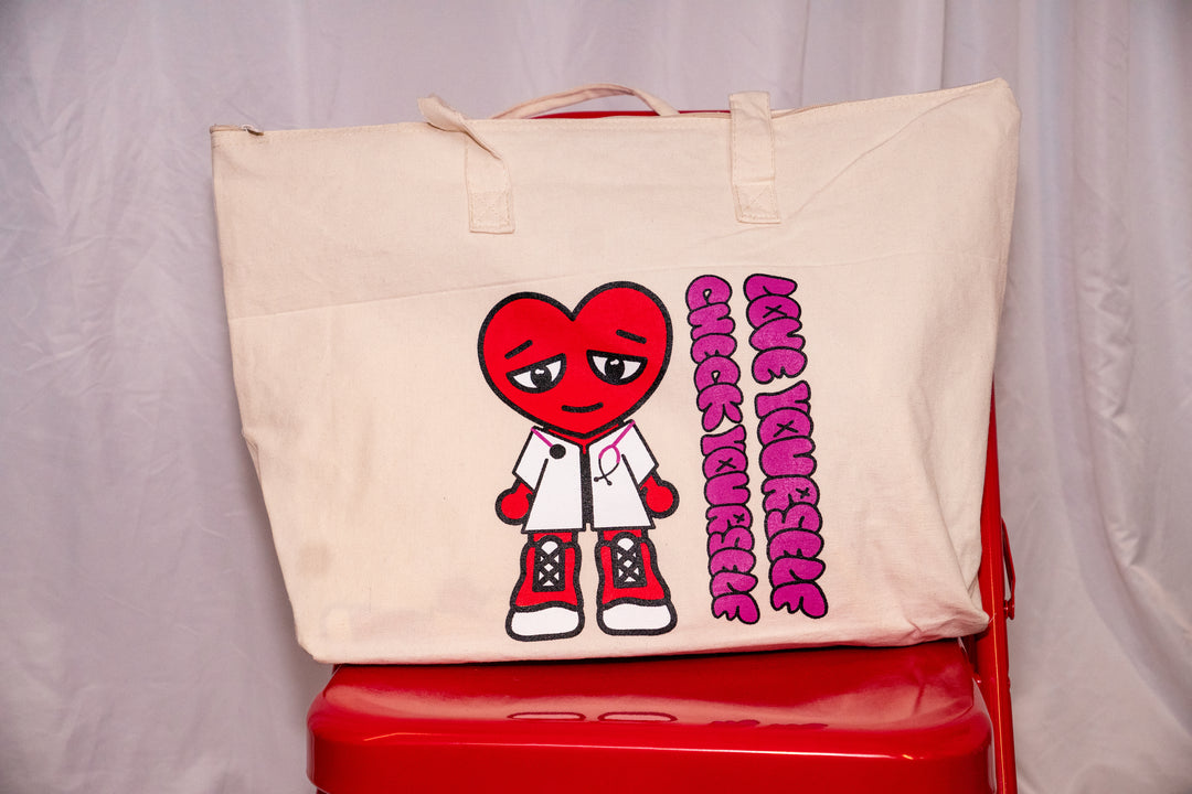 Love Yourself Check Yourself Tote