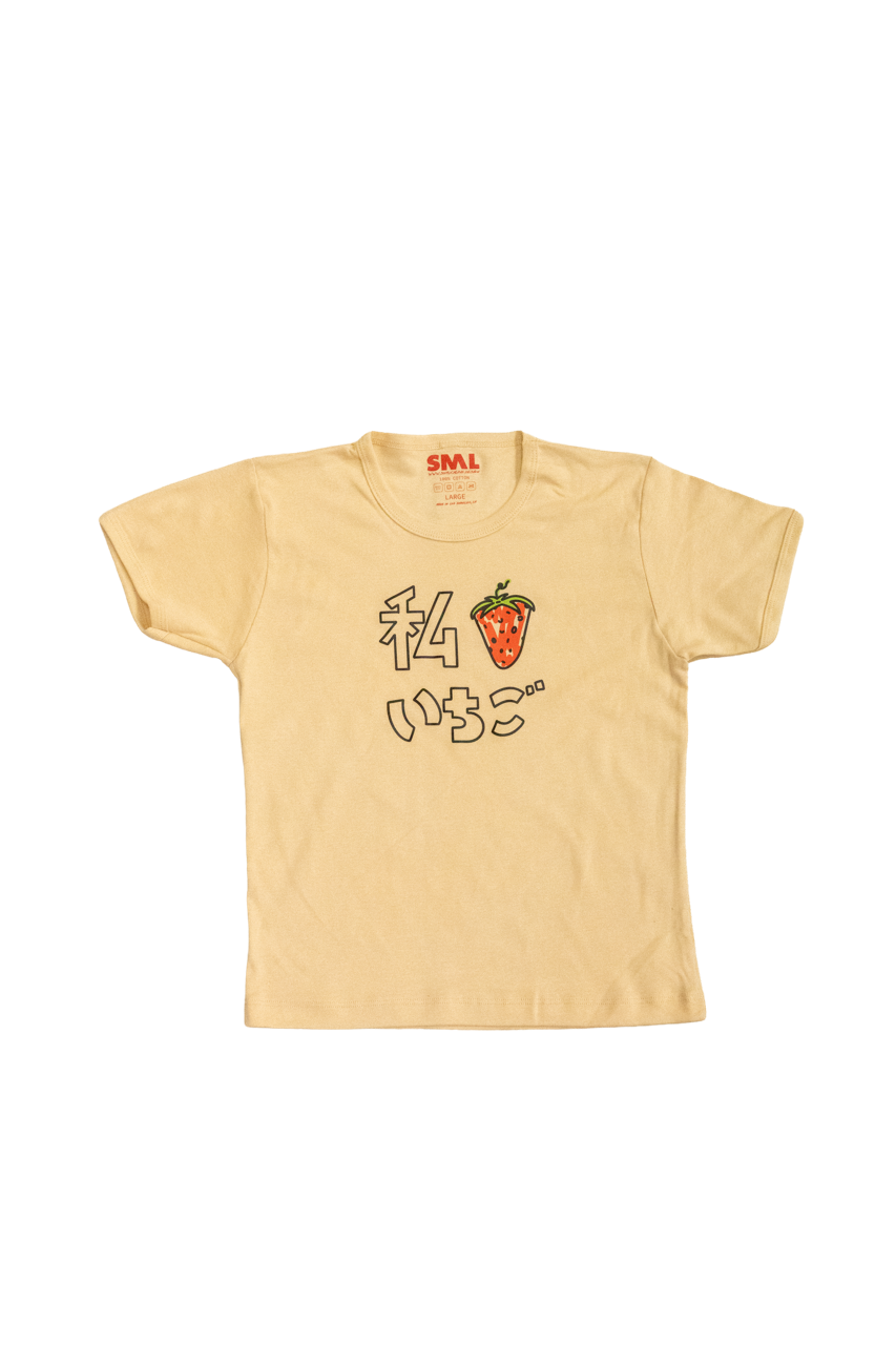 I Love Strawberries Baby Tee